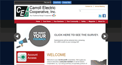Desktop Screenshot of cecpower.coop
