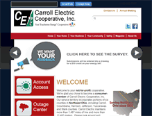 Tablet Screenshot of cecpower.coop